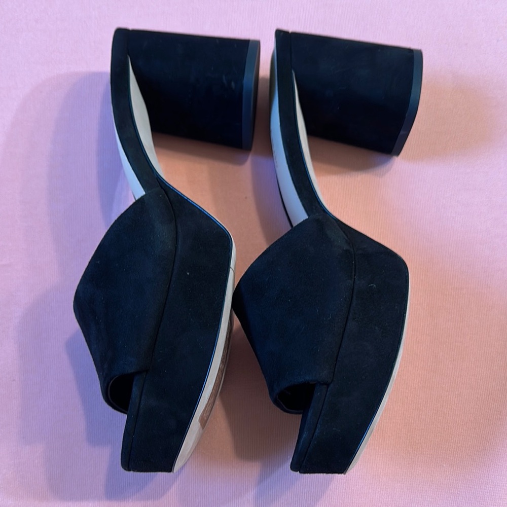 New Veronica Beard Black Women's Slide Sandals size 8. - Picture 4 of 10